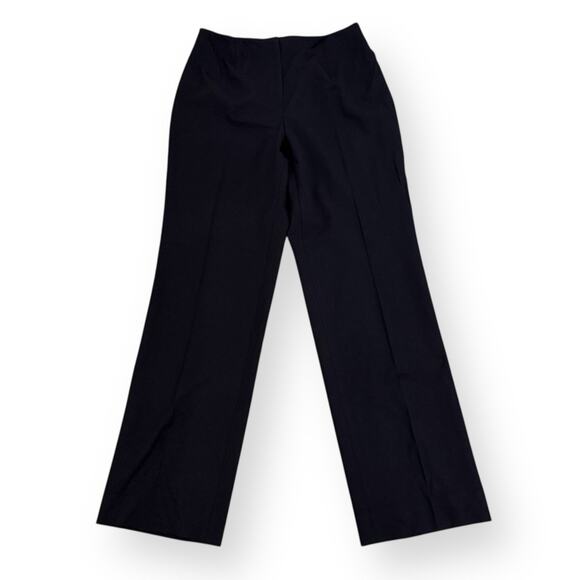 Piazza Sempione Italy Black Wool Marilyn Wide Leg Women 46 IT/US Size 10 Pants - Picture 1 of 10